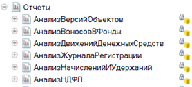 Внешние отчёты и обработки